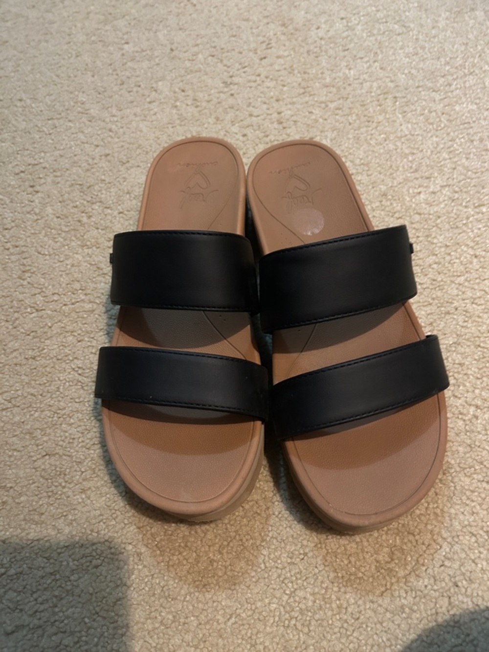 Reef Banded Horizon Hi Sandals in Black and Tan